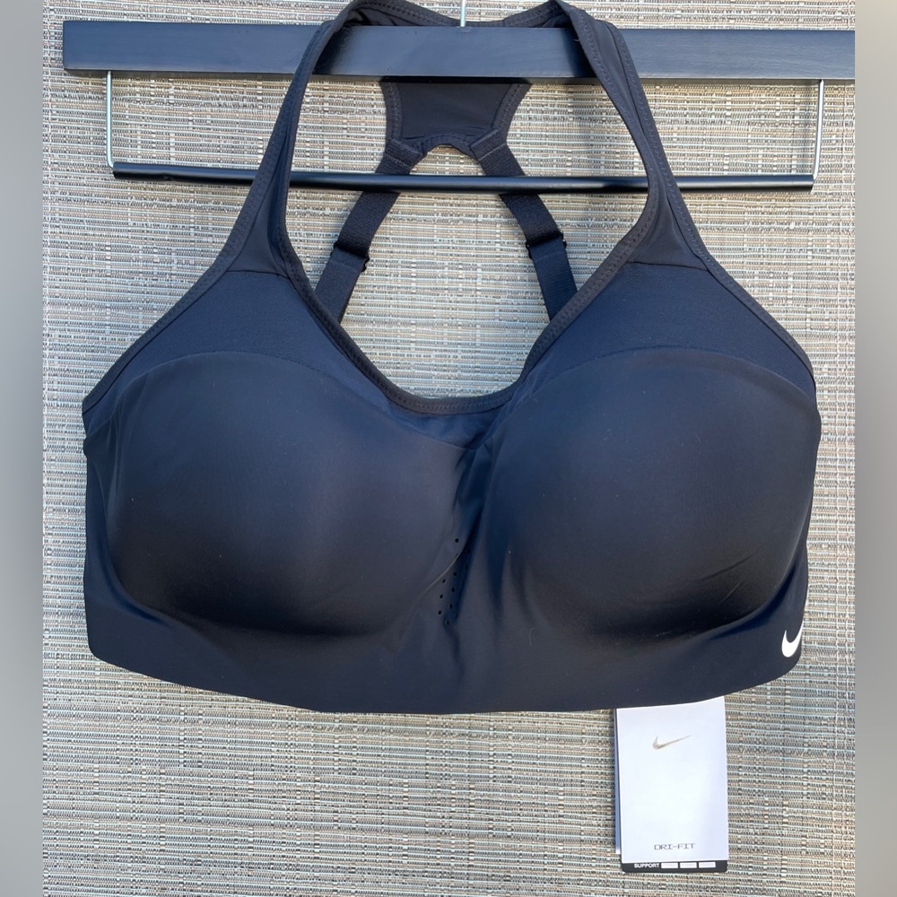 Nike Alpha Women's High-Support Padded Sports Bra Dri-fit AJ0340 010 size XL D-E - Picture 6 of 11